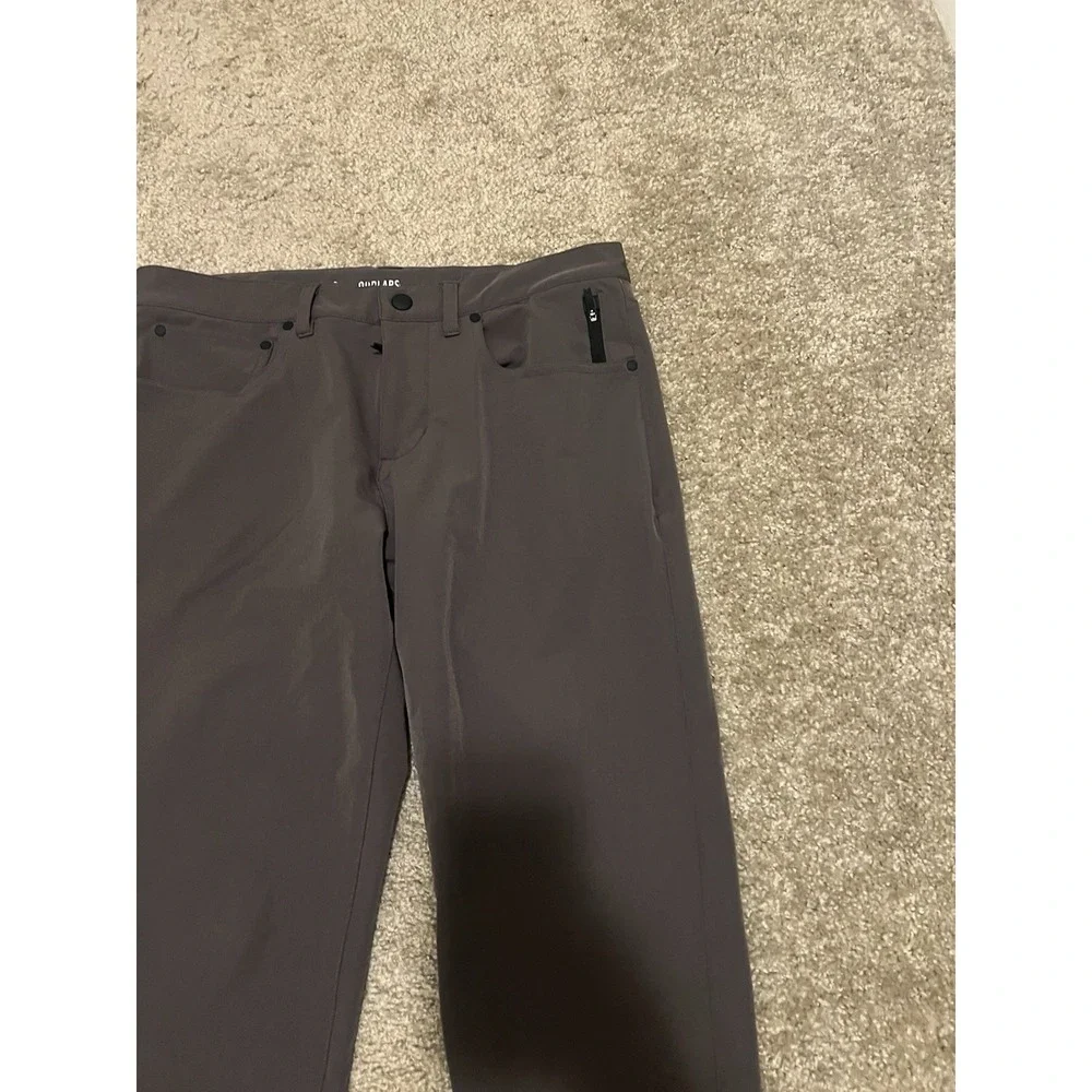 Fourlaps Traverse Athletic Fit Performance Stretch Pants Grey 31x30